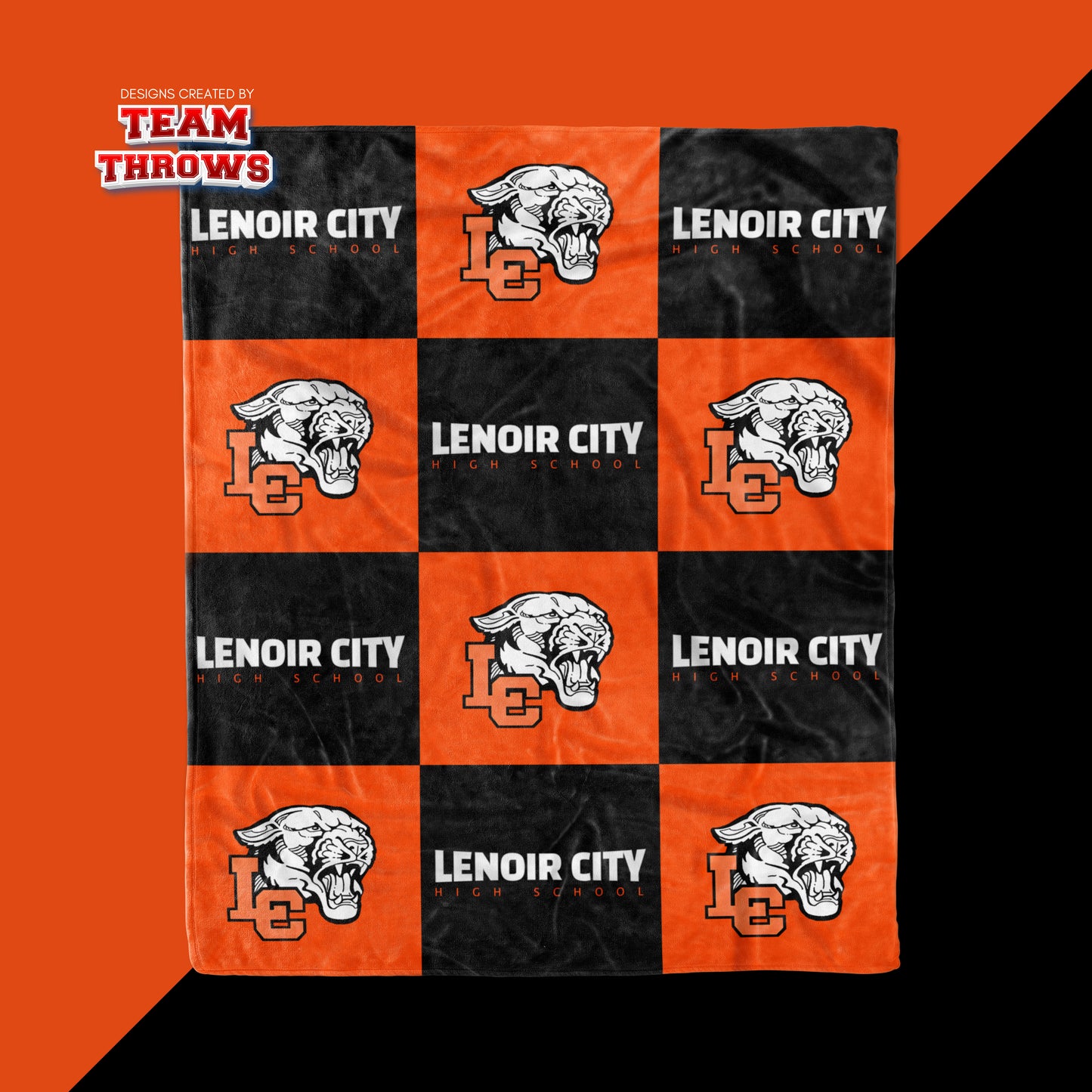 Lenoir City Panthers Blankets