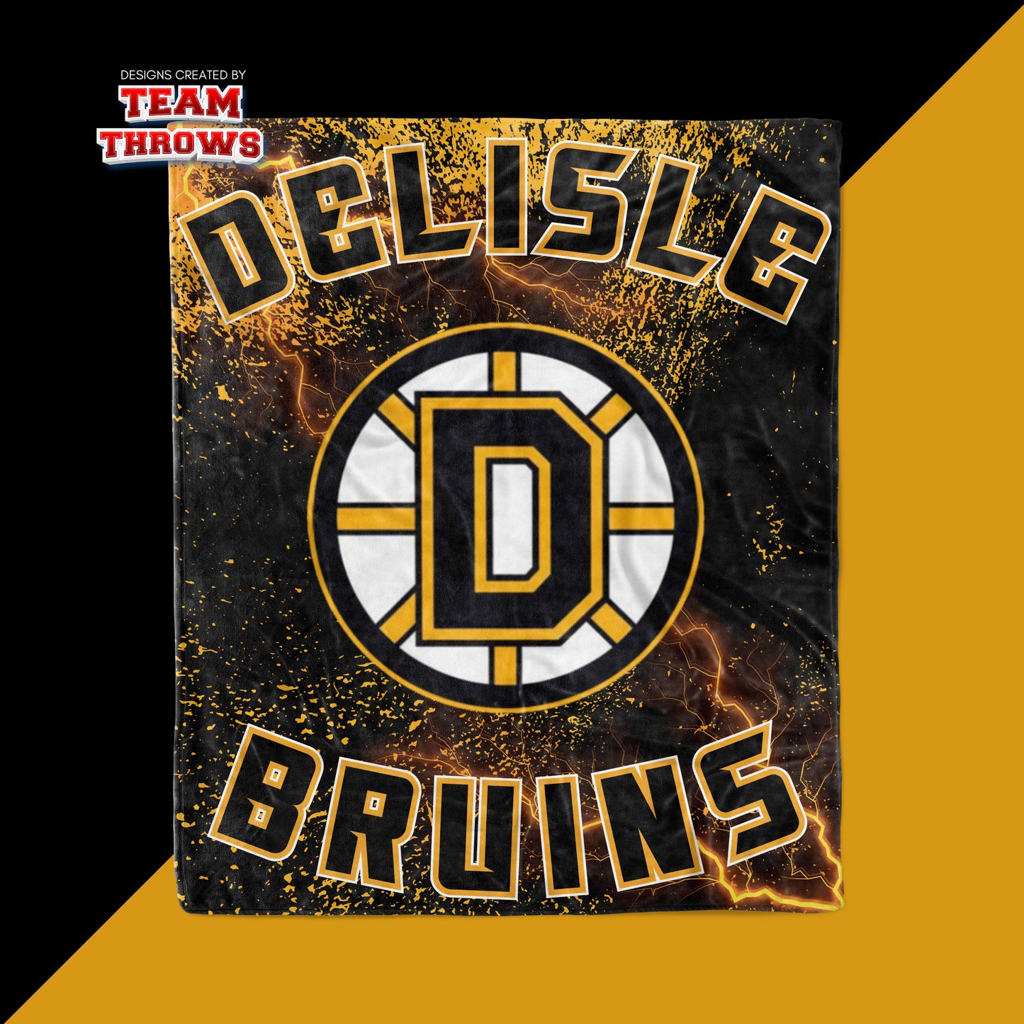 Delisle Bruins Team Blankets